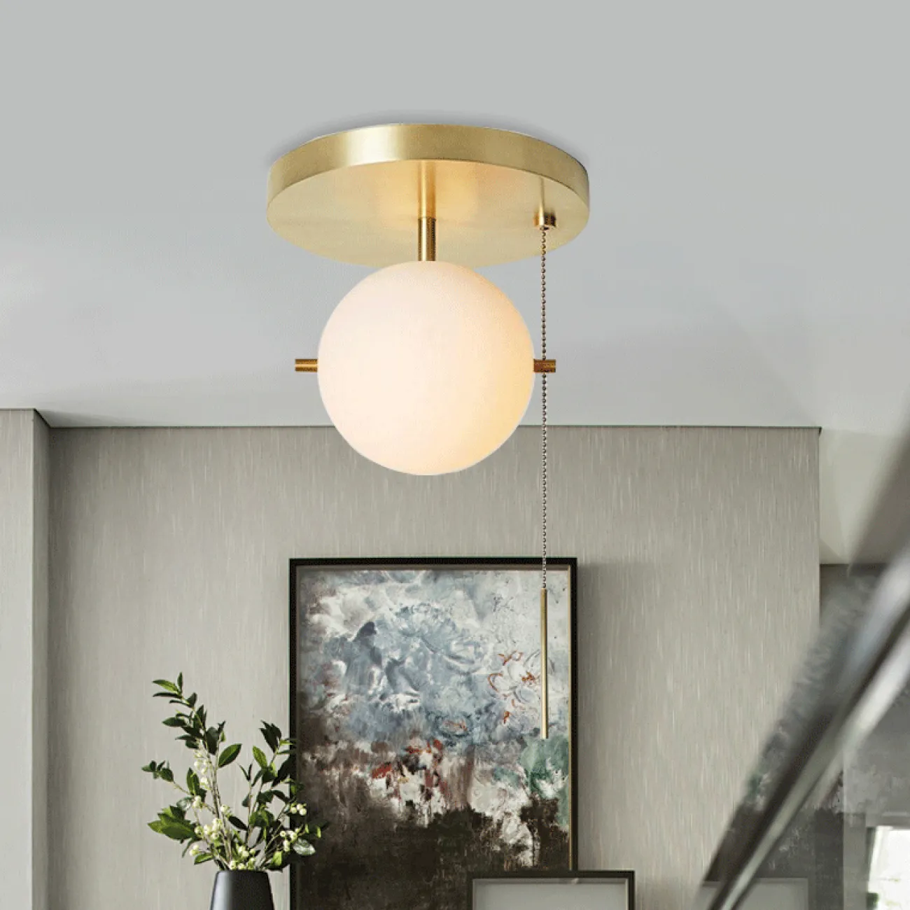 Потолочный светильник SIGNAL FLUSH MOUNT от ImperiumLoft Потолочный светильник SIGNAL FLUSH MOUNT от ImperiumLoft