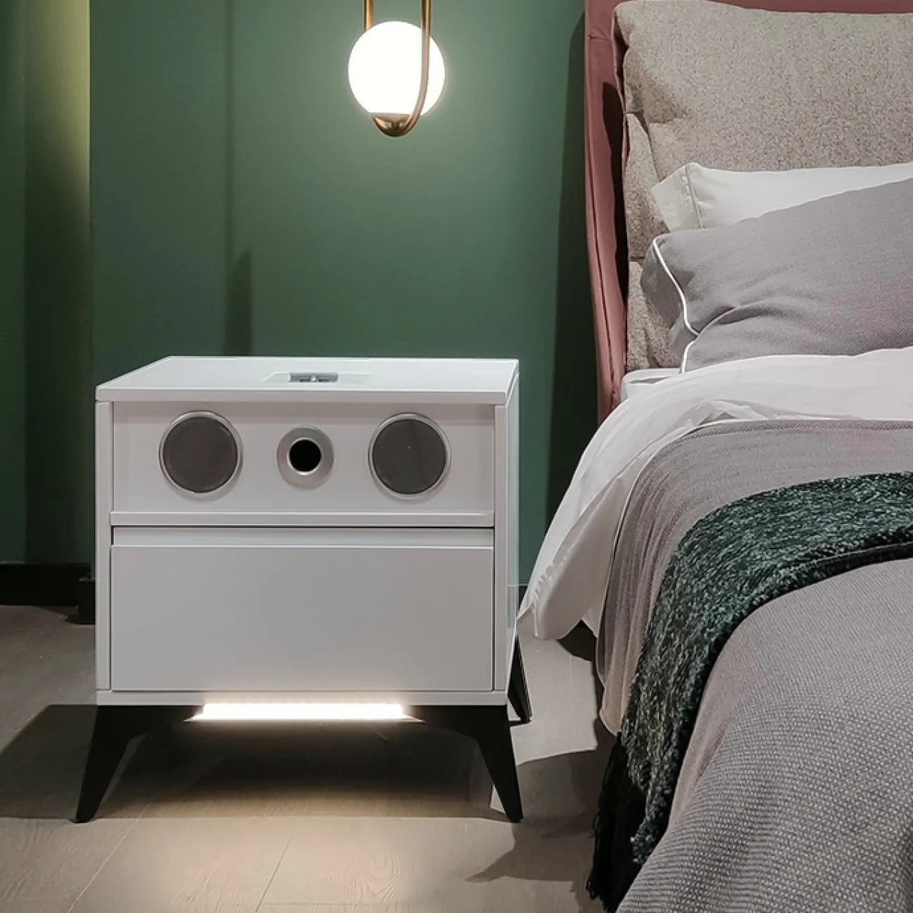 Дизайнерская прикроватная тумба - LaLume-TT00150