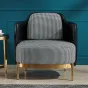 Дизайнерское тканевое кресло LaLume DK100247-23