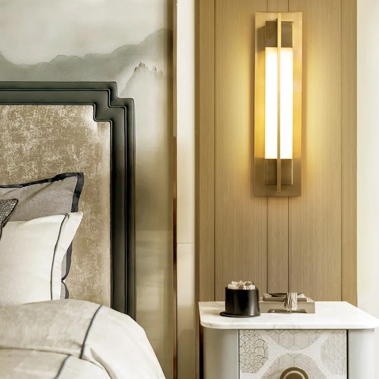 Настенный светильник GLEE C H55 Black от ImperiumLoft