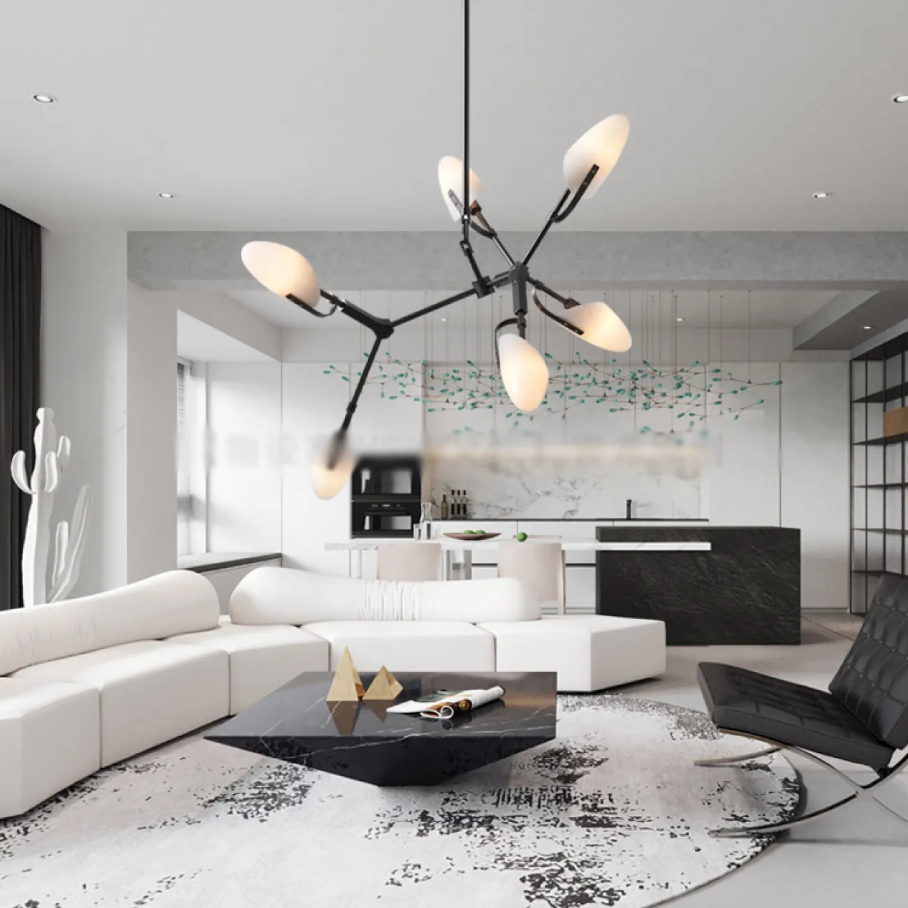 Потолочная люстра CLEMENT Brass от ImperiumLoft