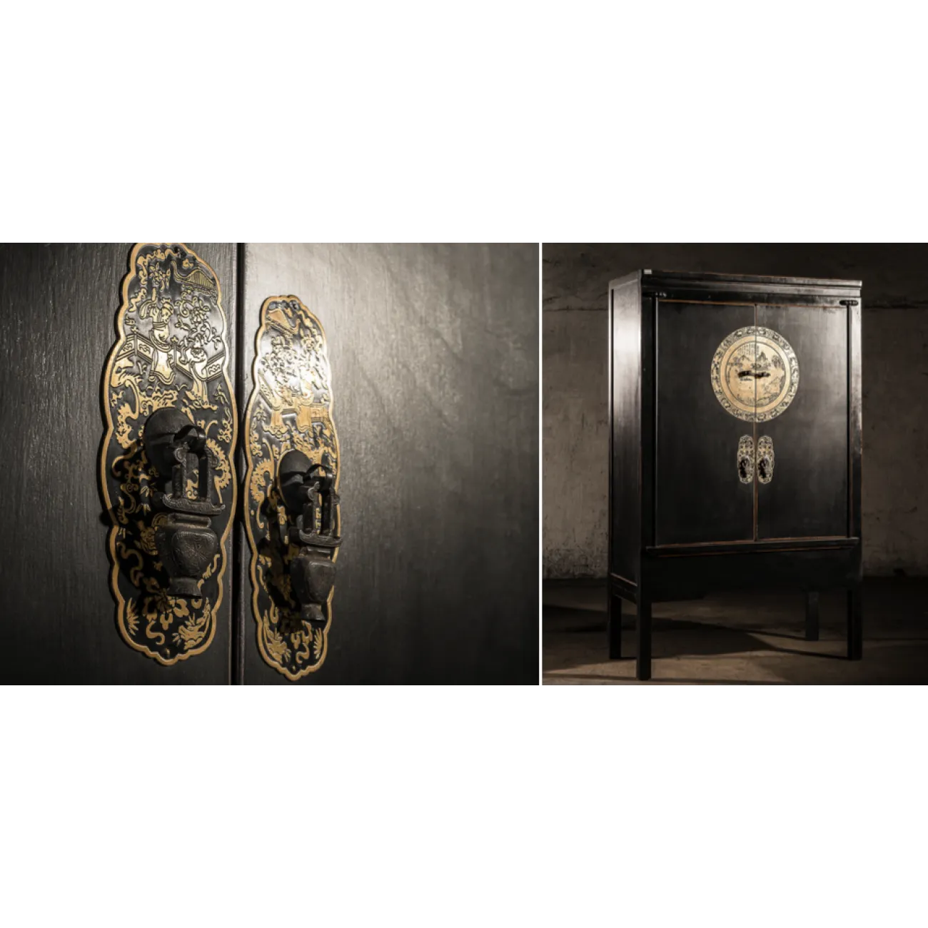 Китайский шкаф Chinese black cabinet Dynasty Ming от LaLume