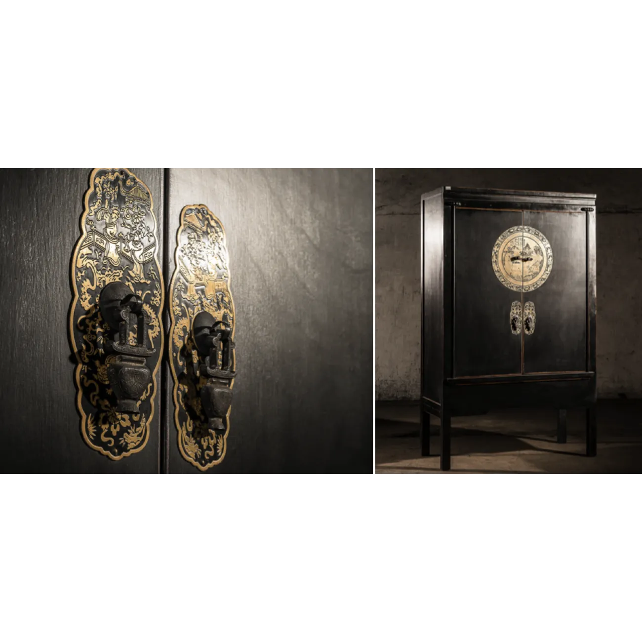 Китайский шкаф Chinese black cabinet Dynasty Ming от LaLume