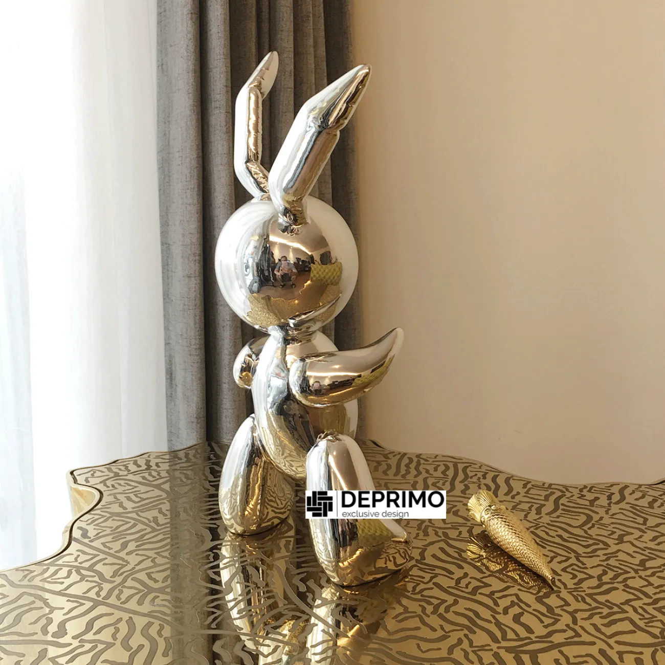 Дизайнерская скульптура кролика LaLume-SKT00170