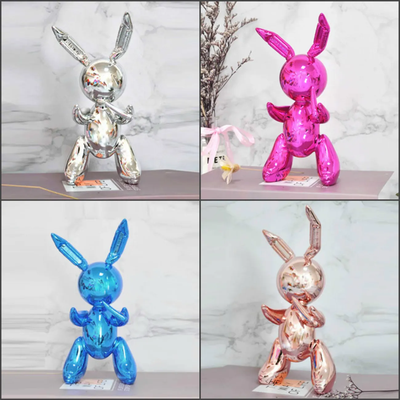 Дизайнерская скульптура кролика LaLume-SKT00170