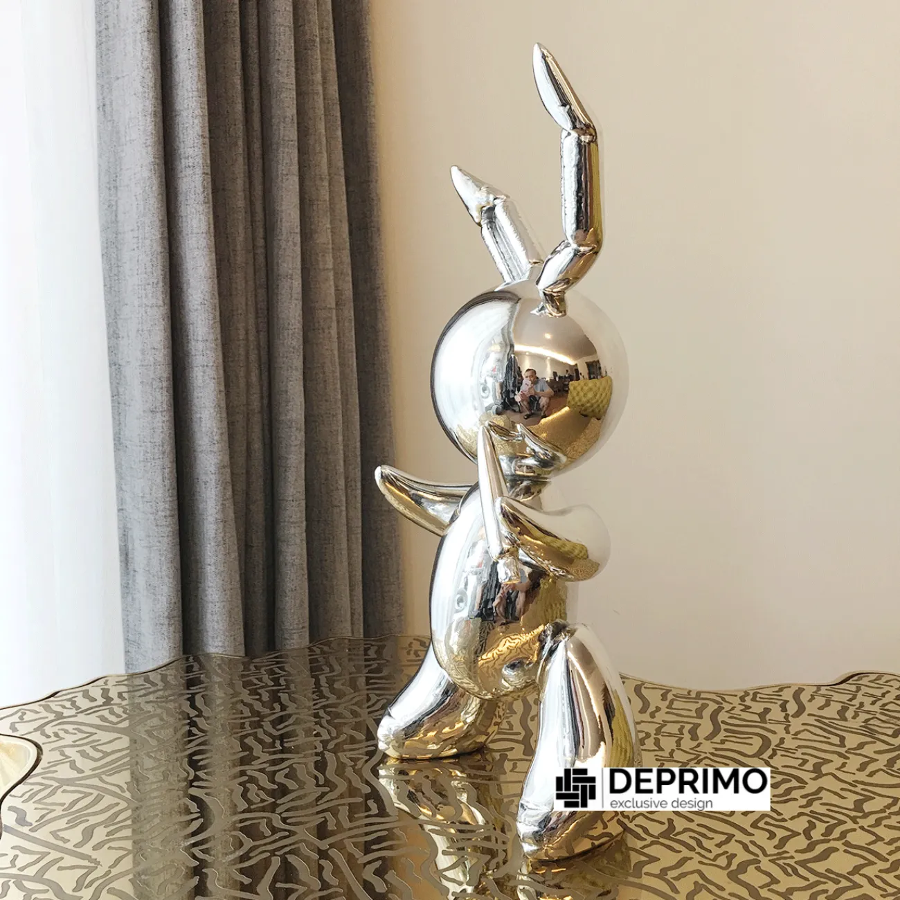 Дизайнерская скульптура кролика LaLume-SKT00170