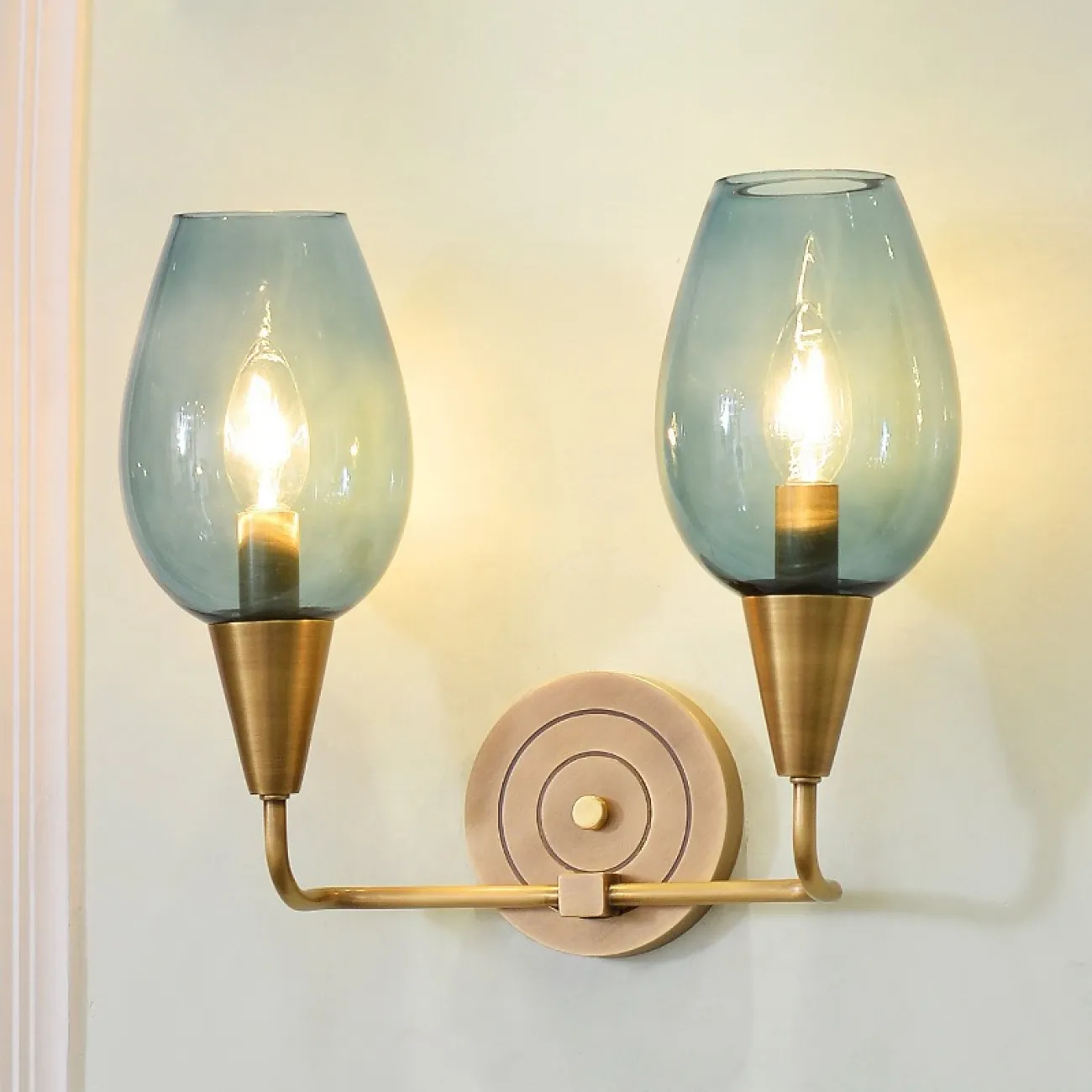 Настенный светильник VIOLA WALL 3 Blue от ImperiumLoft