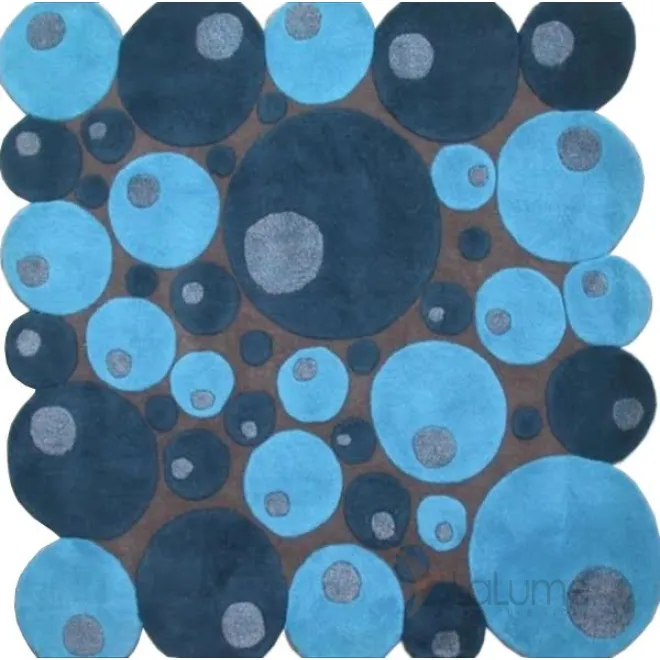 Ковер Шерсть Multicolor Explosion Tafting Blue от LaLume Ковер Шерсть Multicolor Explosion Tafting Blue от LaLume