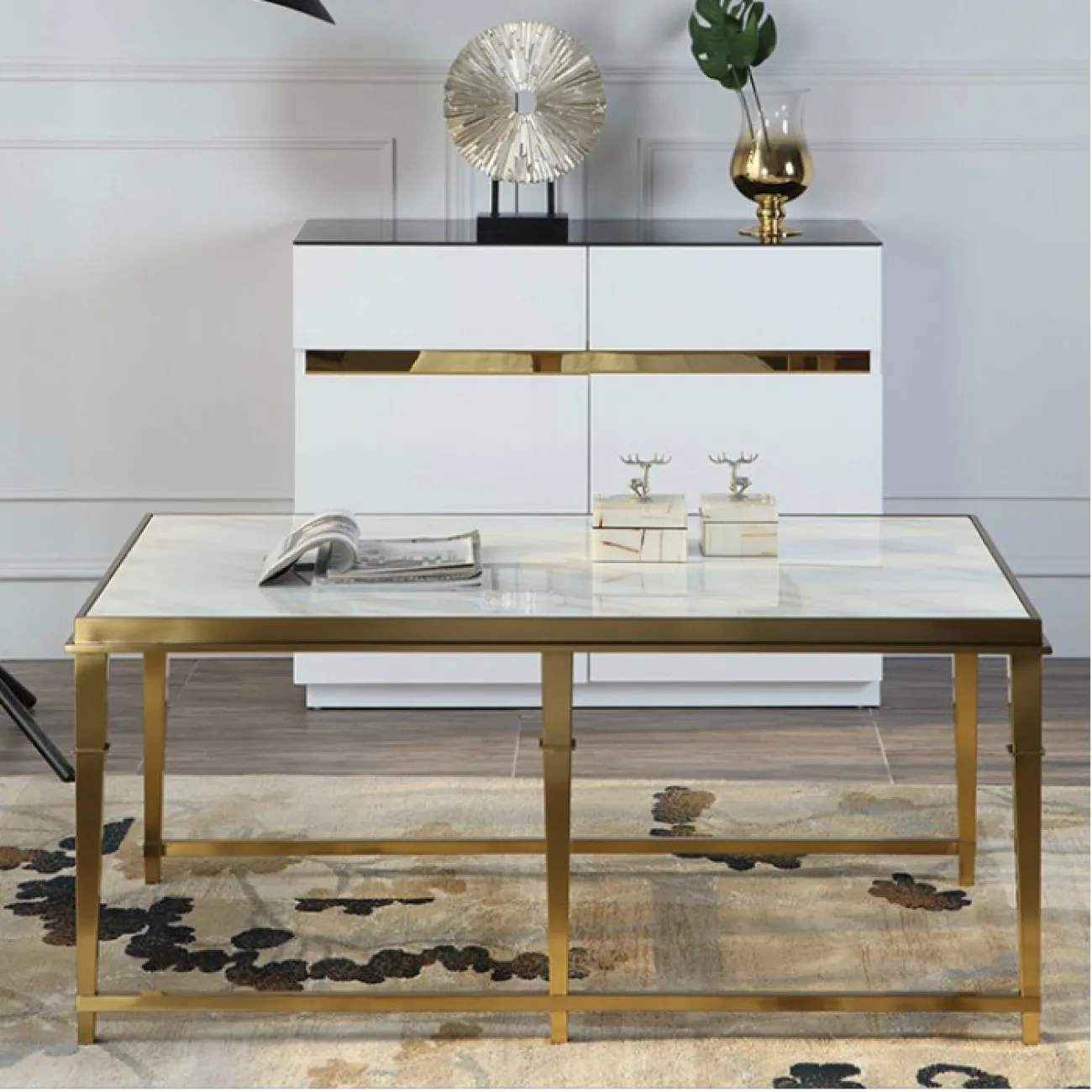 Дизайнерский журнальный столик LaLume-AP00202 Дизайнерский журнальный столик LaLume-AP00202