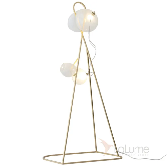 Торшер Кейч floor lamp 2 плафона от LaLume