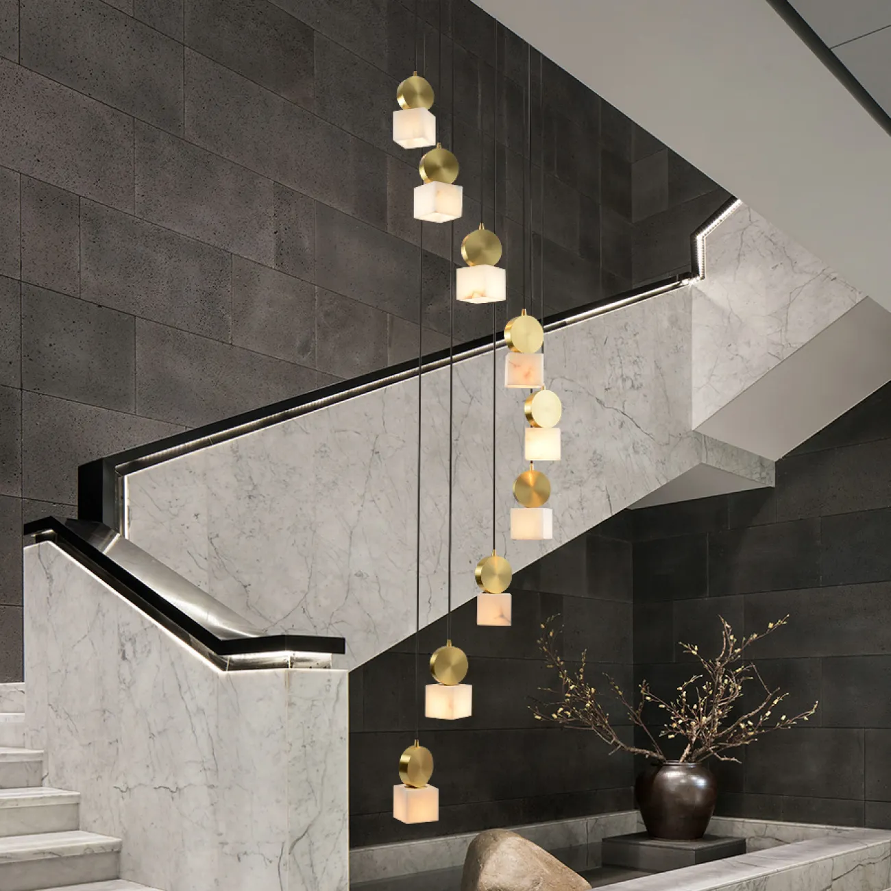 Подвесной светильник BRIXEN L9 Gold от ImperiumLoft Подвесной светильник BRIXEN L9 Gold от ImperiumLoft