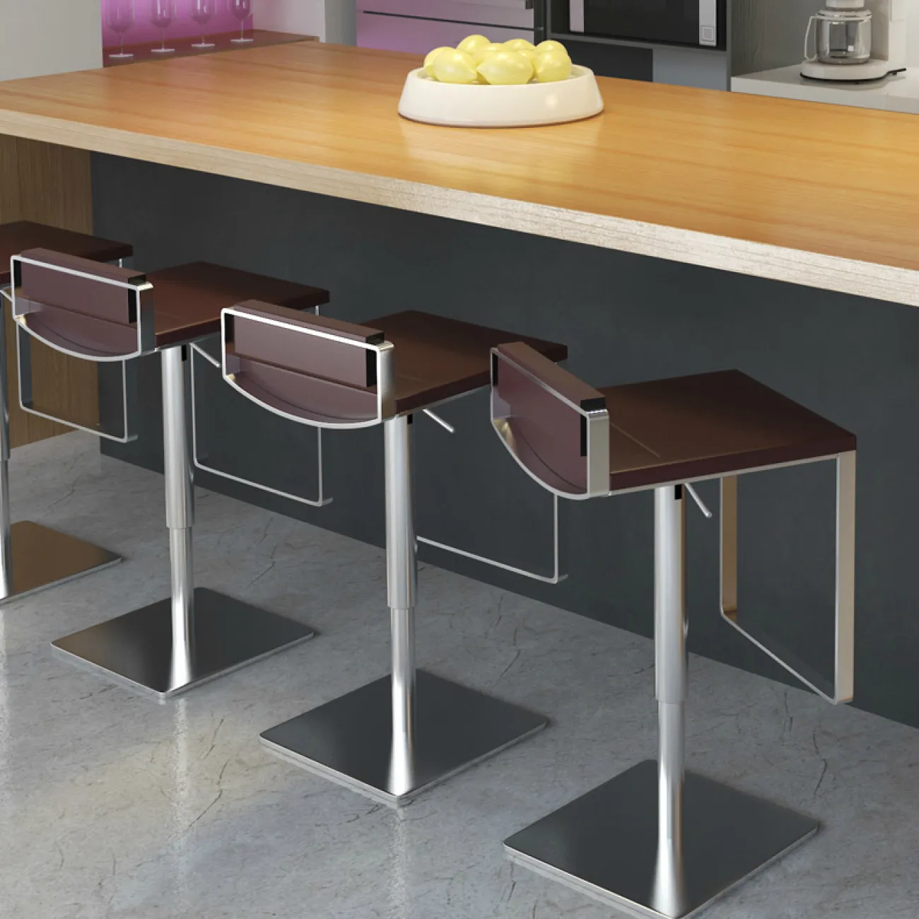 Дизайнерский барный стул LaLume-BA00104 Дизайнерский барный стул LaLume-BA00104