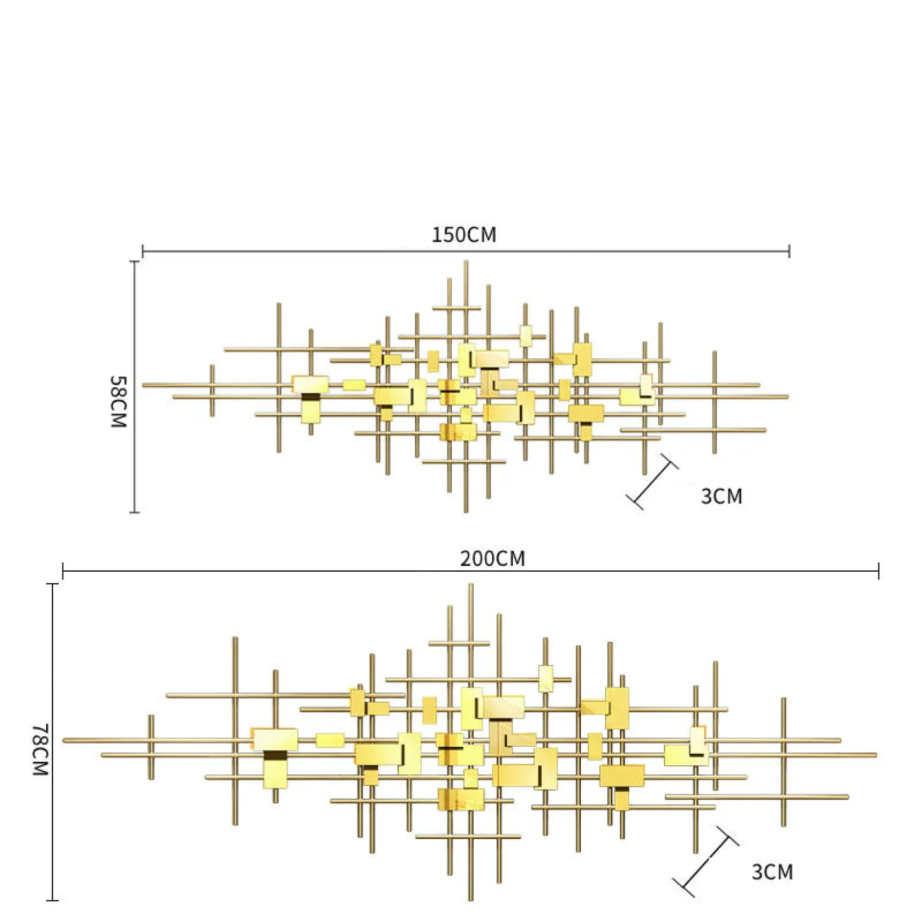 Дизайнерский настенный декор LaLume-KKK00343 Дизайнерский настенный декор LaLume-KKK00343
