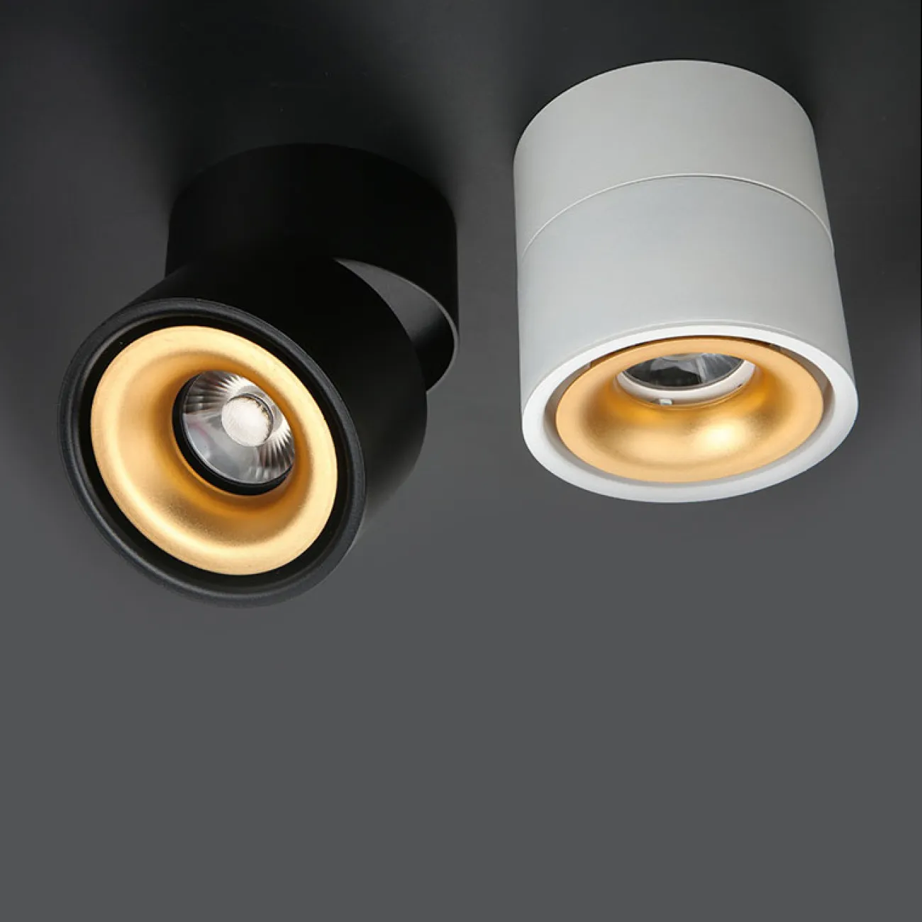 Потолочный светильник AGENDA black+gold 7W от ImperiumLoft