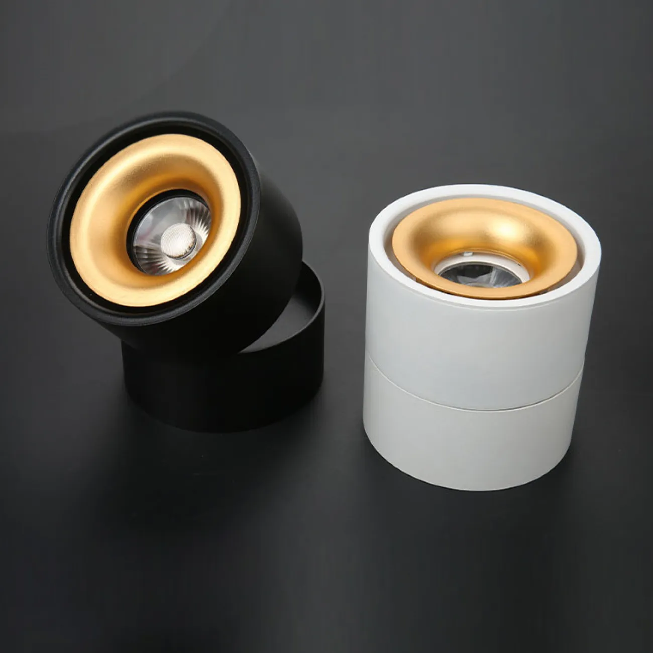 Потолочный светильник AGENDA black+gold 7W от ImperiumLoft