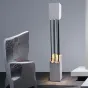 Напольный светодиодный светильник из белого известняка TENHO