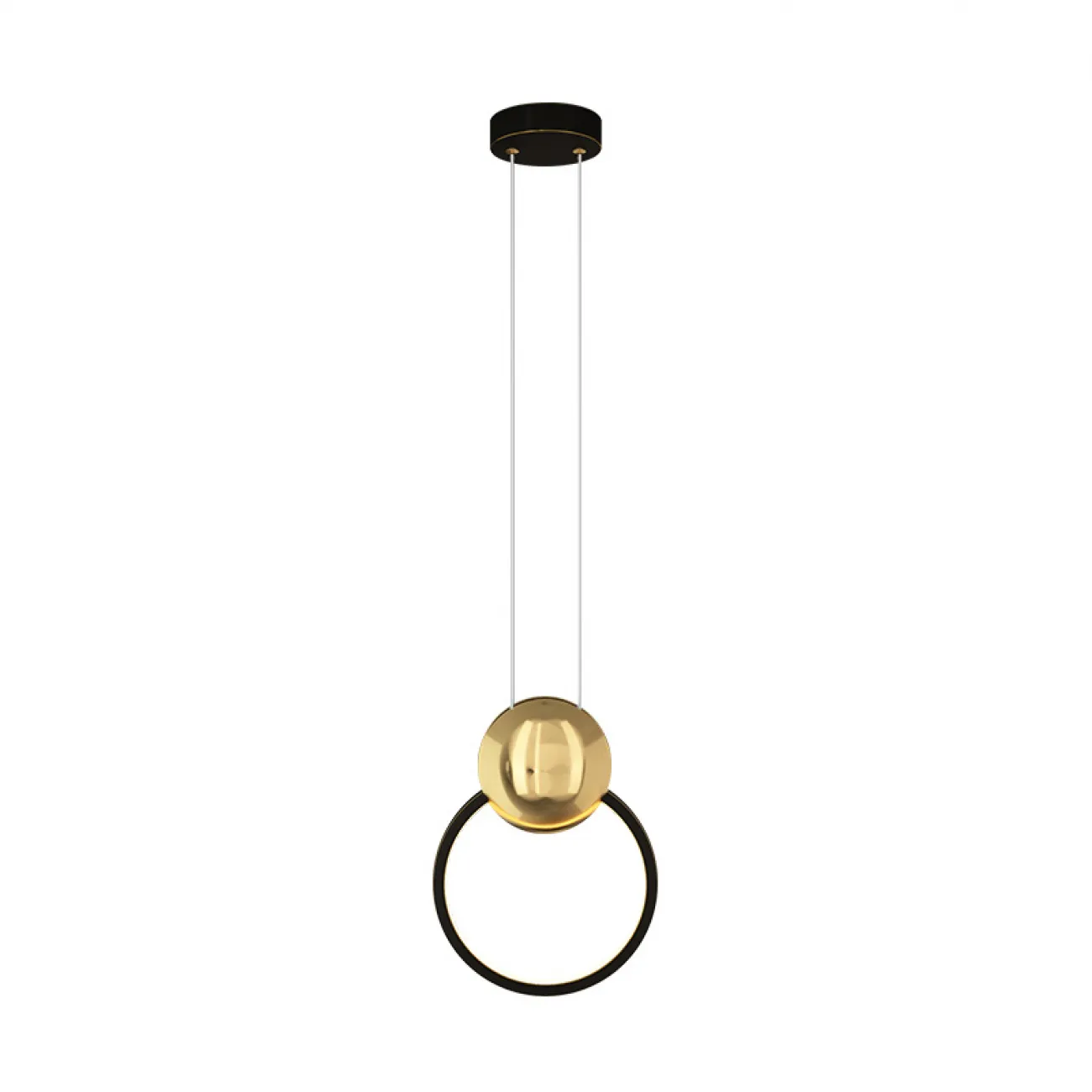 Подвесной светильник SIGHT black brass от ImperiumLoft
