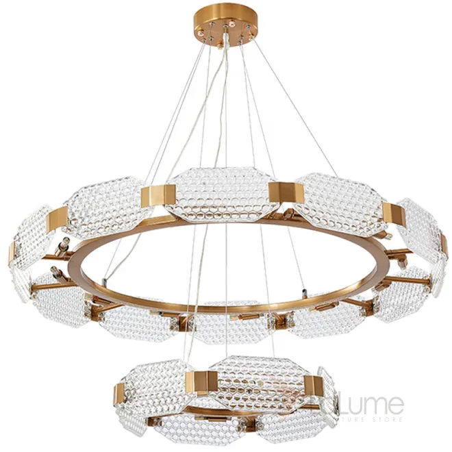 Люстра Ring shaped crystal chandelier