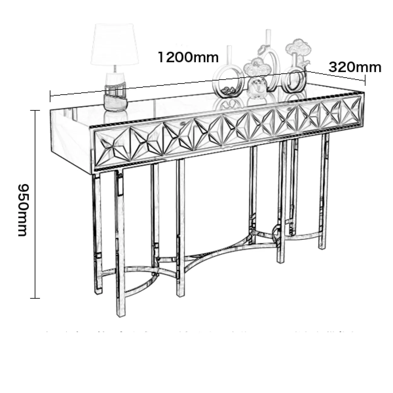 Дизайнерская консоль - LaLume-AR00149