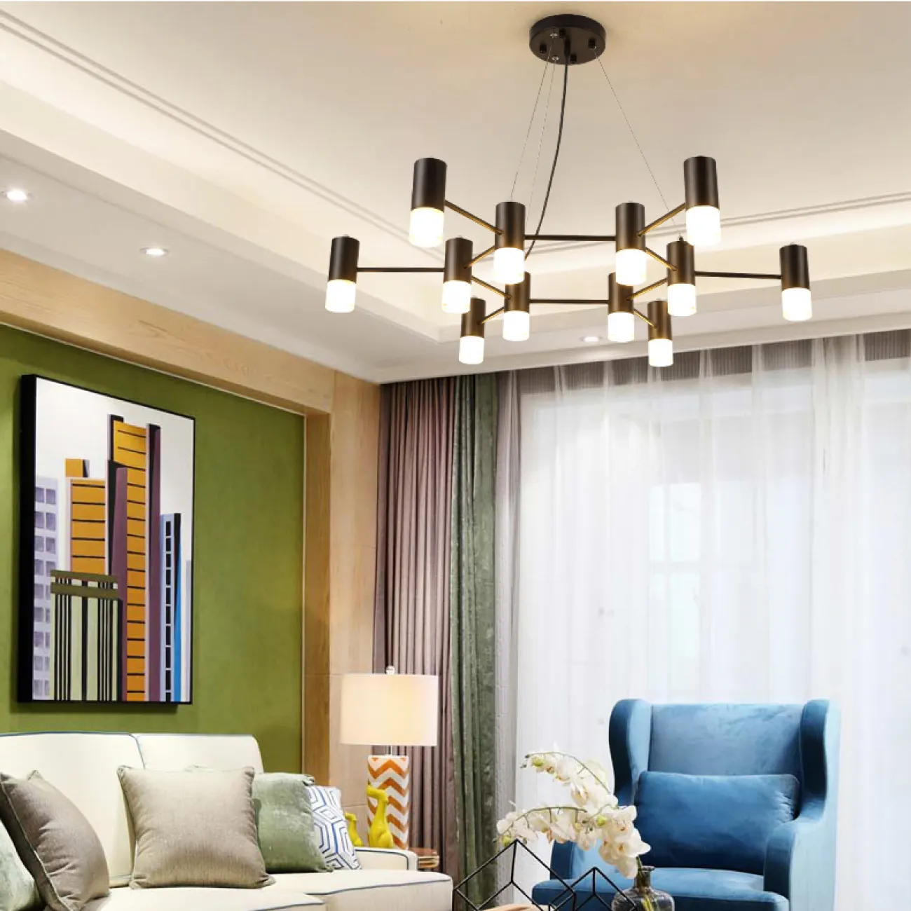 Подвесная люстра AURA от ImperiumLoft