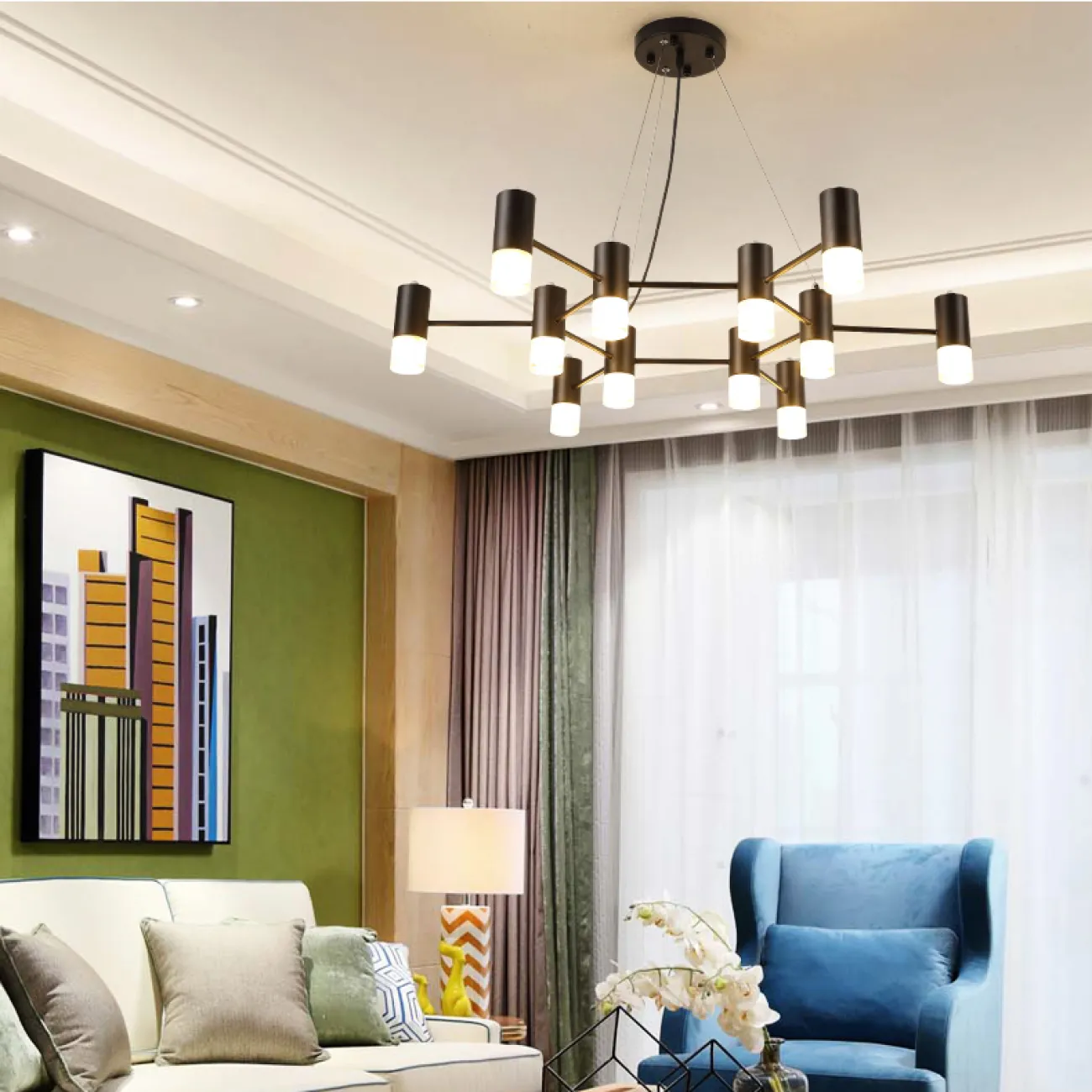 Подвесная люстра AURA от ImperiumLoft