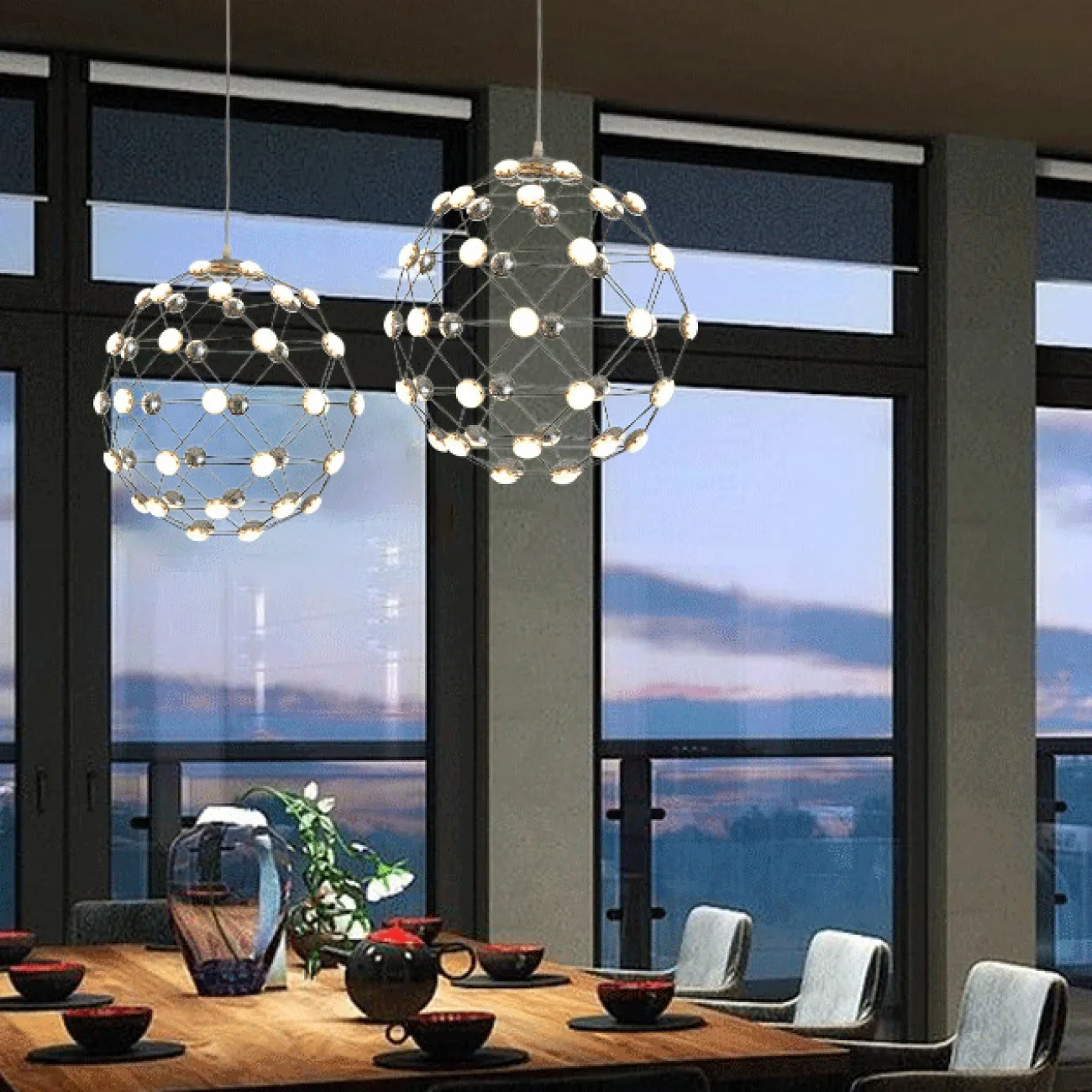 Подвестная люстра JOYA CH от ImperiumLoft