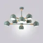 Люстра на штанге SVEN 8 lamps Green от ImperiumLoft