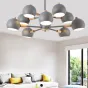 Люстра на штанге SVEN 10 lamps Grey от ImperiumLoft