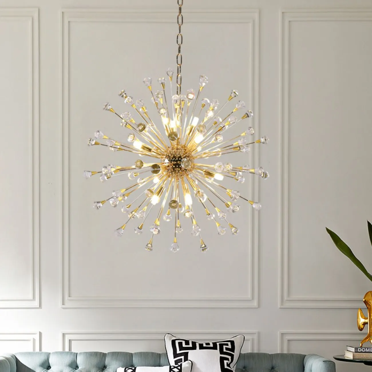 Подвесная люстра SPARKS Золото от ImperiumLoft