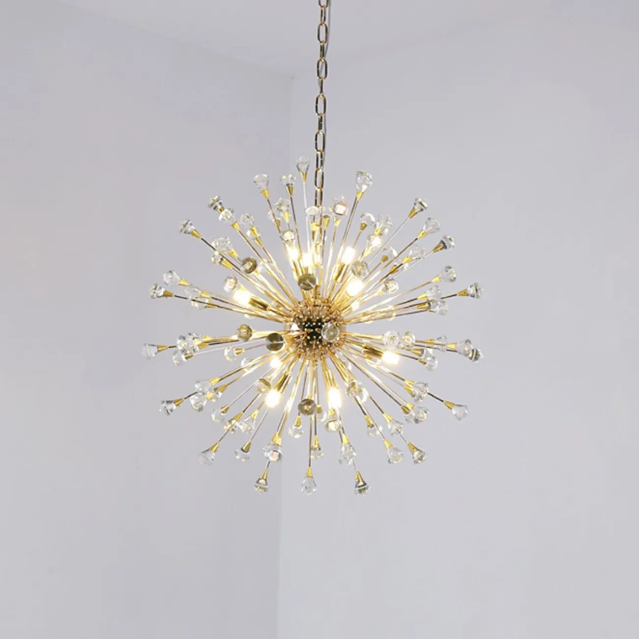 Подвесная люстра SPARKS Золото от ImperiumLoft