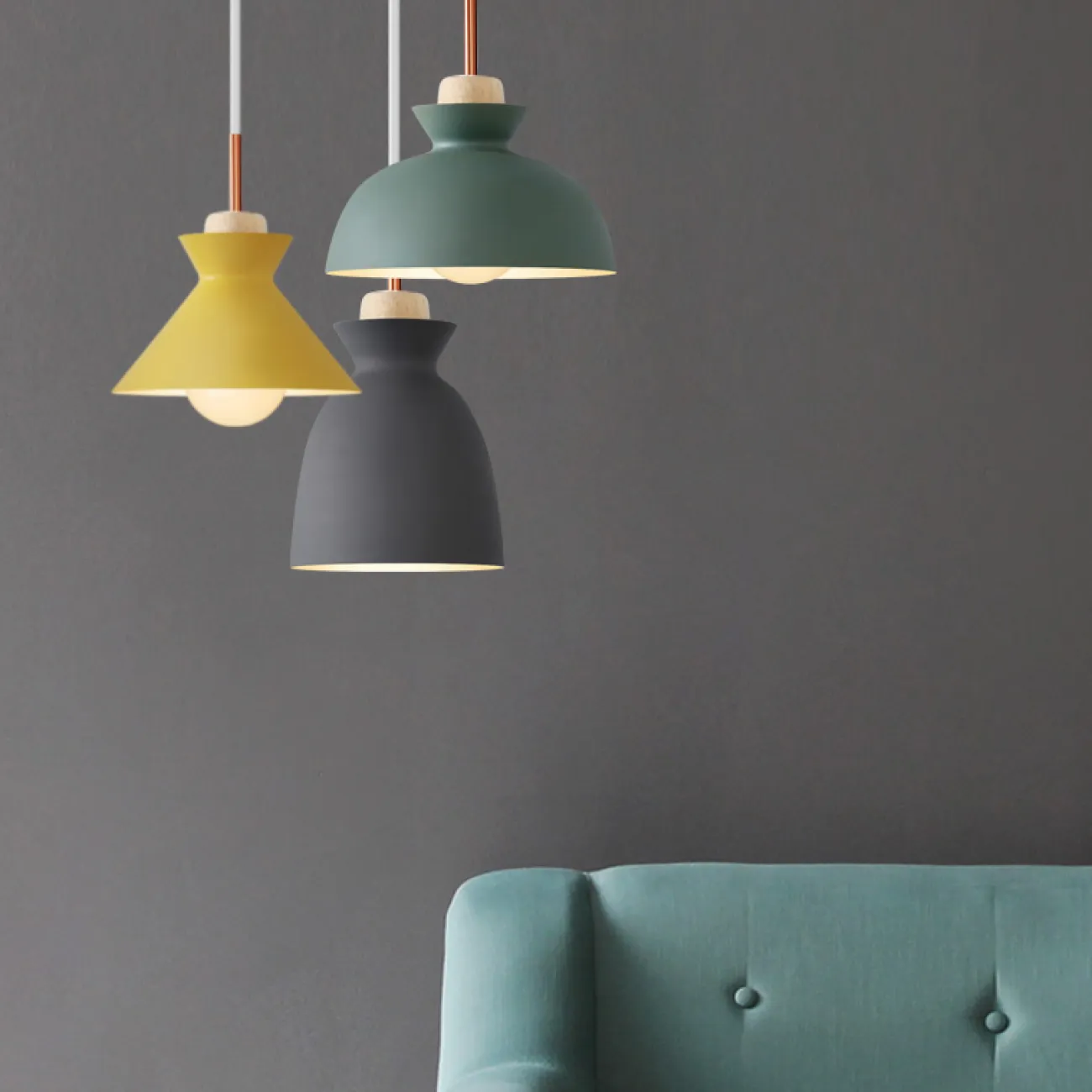 Подвесной светильник OMG B Yellow от ImperiumLoft