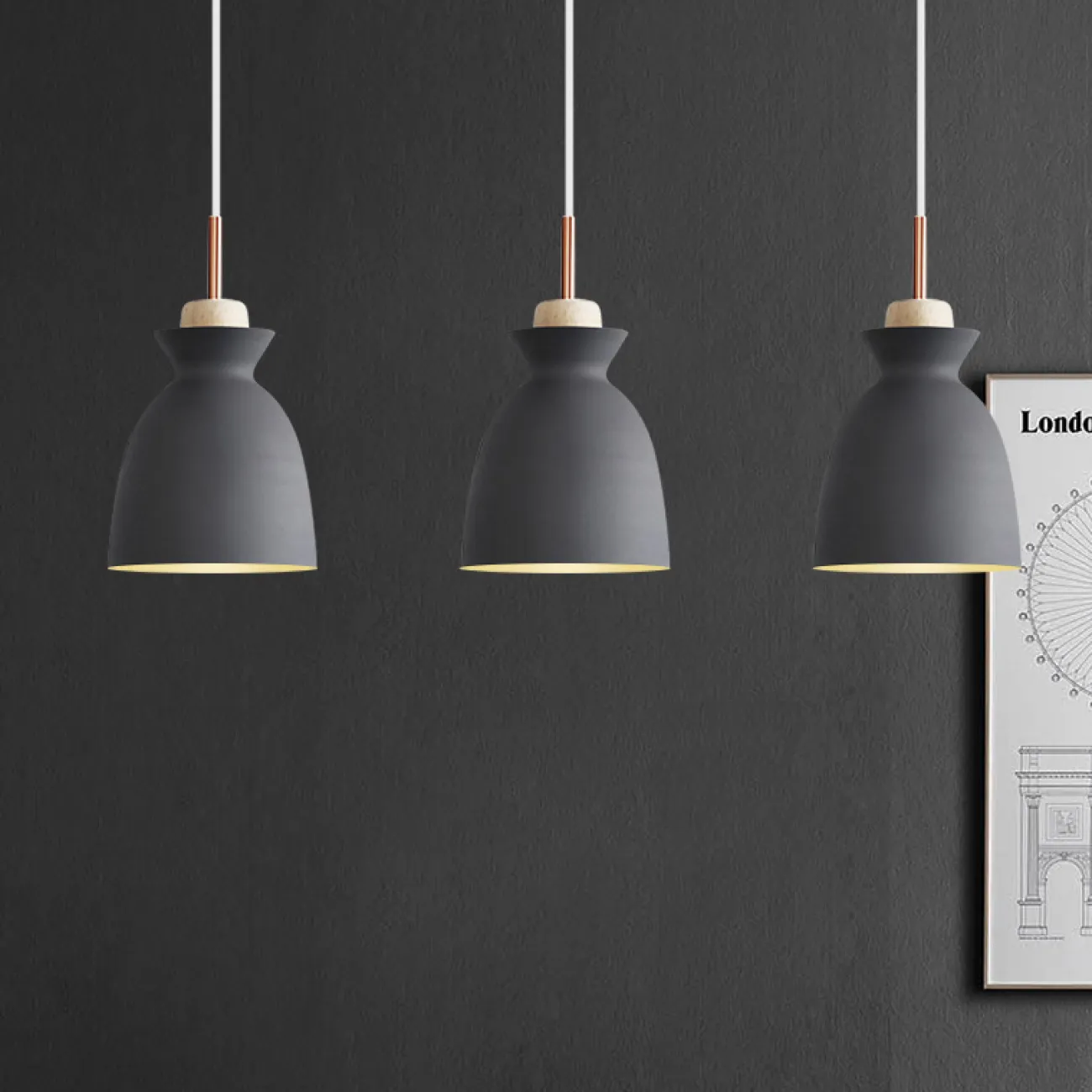 Подвесной светильник OMG B Yellow от ImperiumLoft