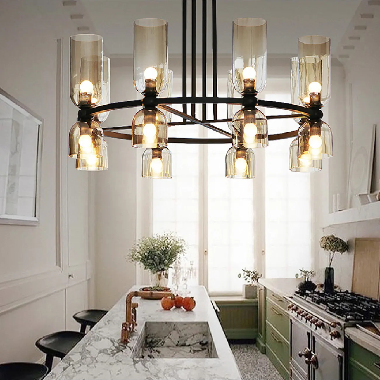 Потолочная люстра ELITE CH L12 от ImperiumLoft Потолочная люстра ELITE CH L12 от ImperiumLoft