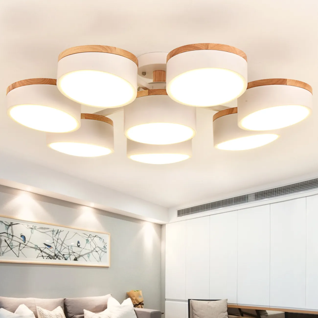 Люстра с низкой стойкой Люстра с низкой стойкой