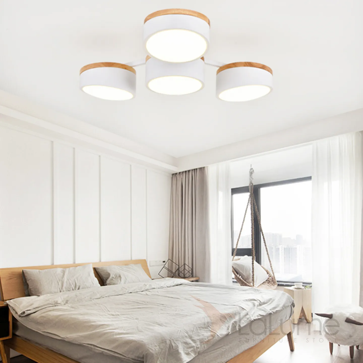 светильники для спальни в скандинавском стиле