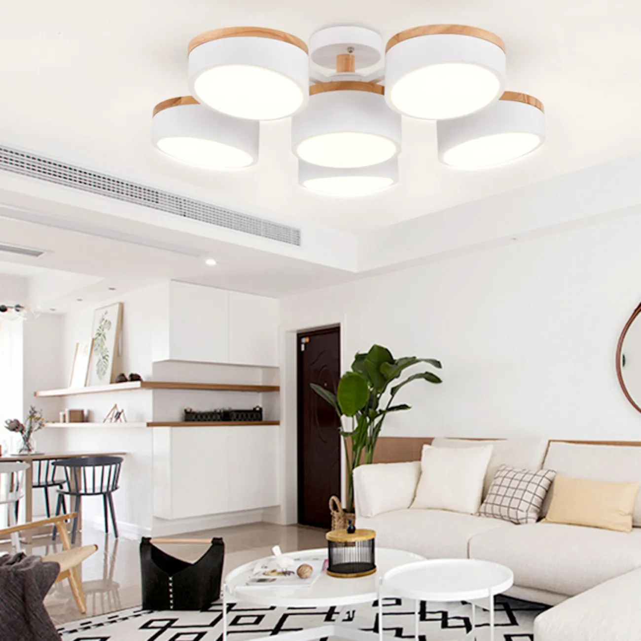 Люстра с низкой стойкой Люстра с низкой стойкой