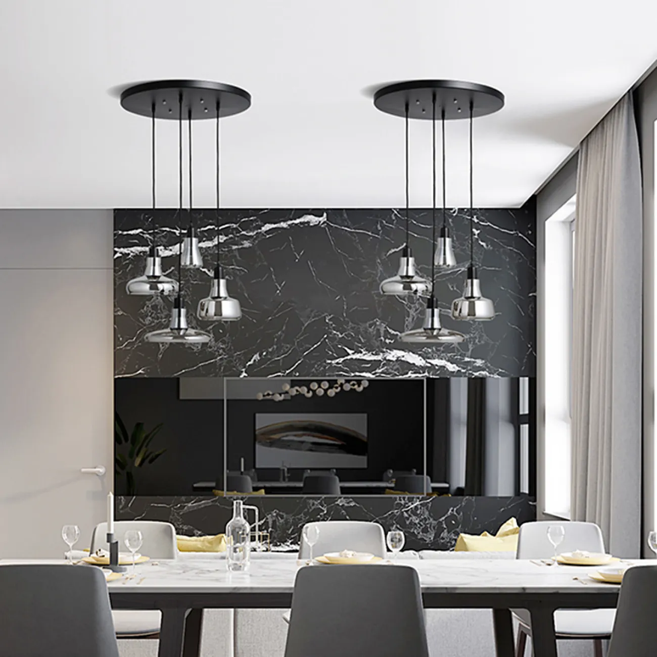 Подвесной светильник GLOSS TETRA от ImperiumLoft