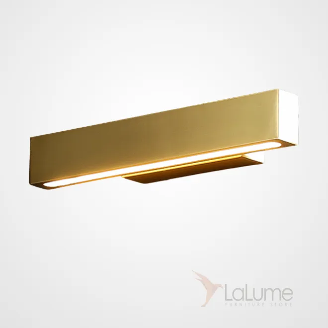 Серия настенных светильников с LED-подсветкой по низу поворотного плафона прямоугольной формы JERICA L33