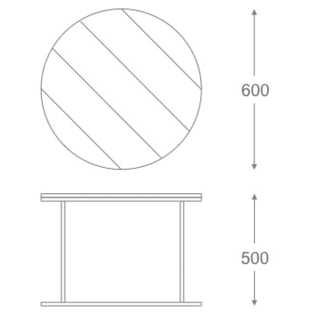 Стол Loft Wooden Round от LaLume
