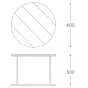 Стол Loft Wooden Round от LaLume