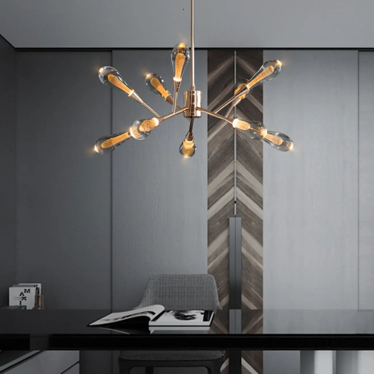 Светодиодная люстра FIAL CH от ImperiumLoft Светодиодная люстра FIAL CH от ImperiumLoft