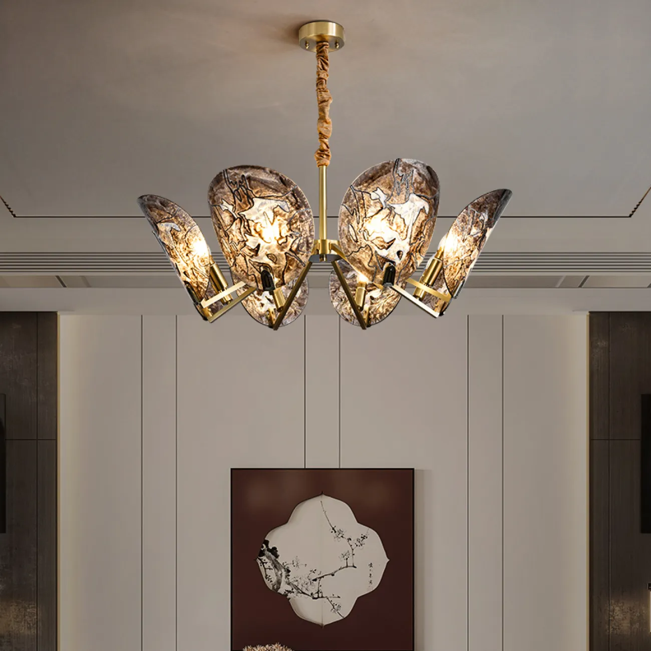 Потолочная люстра RIFFLE L12 от ImperiumLoft