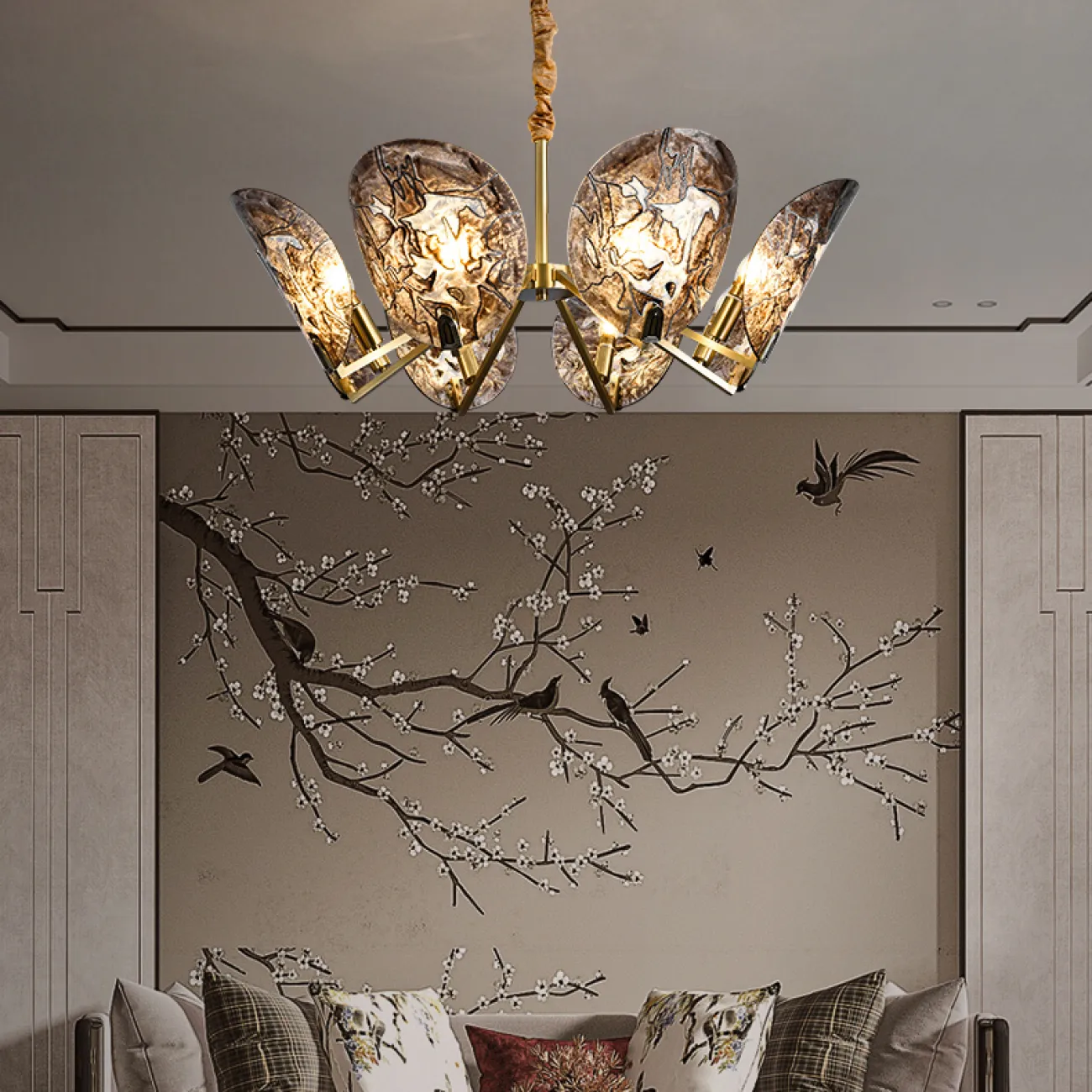 Потолочная люстра RIFFLE L12 от ImperiumLoft