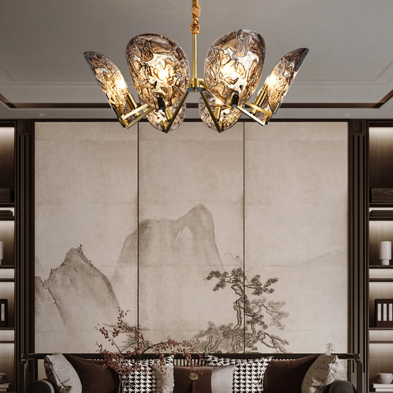 Потолочная люстра RIFFLE L12 от ImperiumLoft