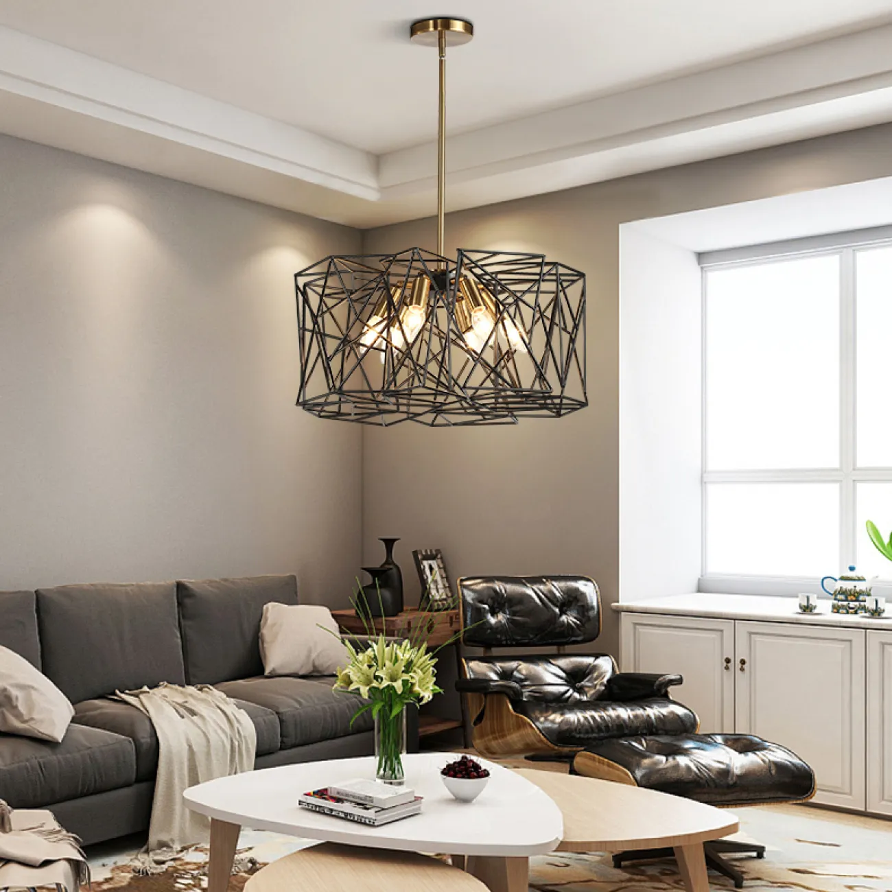 Подвесная люстра VINKLAR D50 от ImperiumLoft