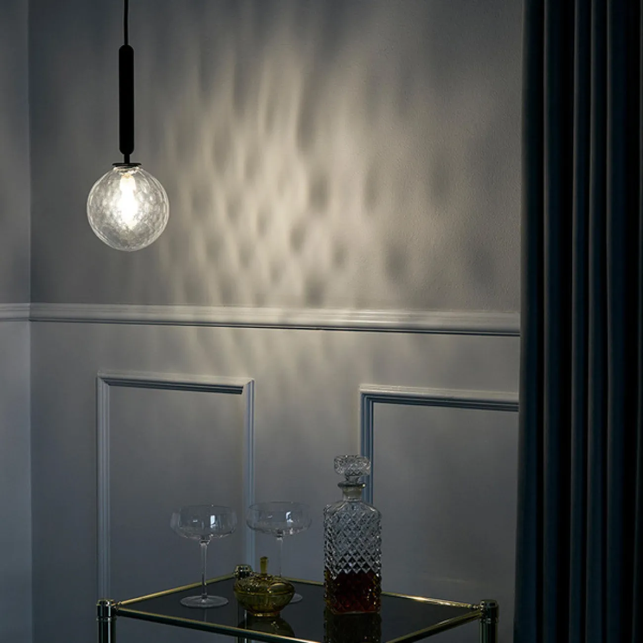 Подвесной светильник RAFFIN Black/Transparent от ImperiumLoft Подвесной светильник RAFFIN Black/Transparent от ImperiumLoft