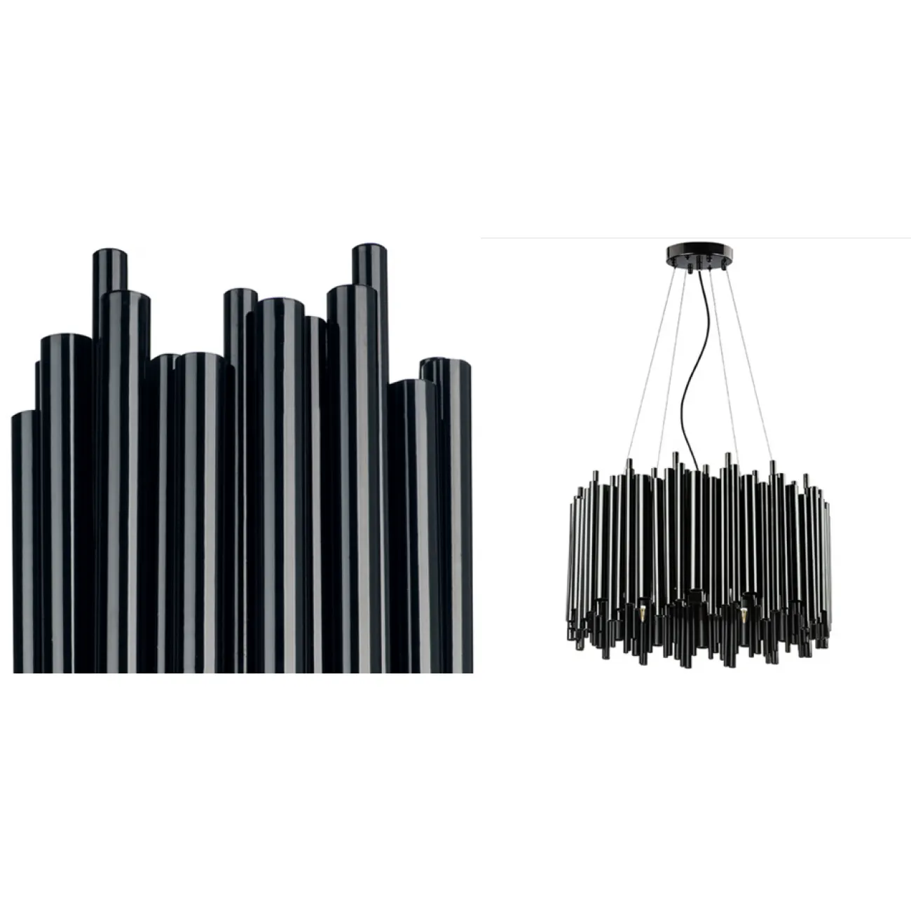 Люстра Delightfull Brubeck Chandelier Black Metal 60