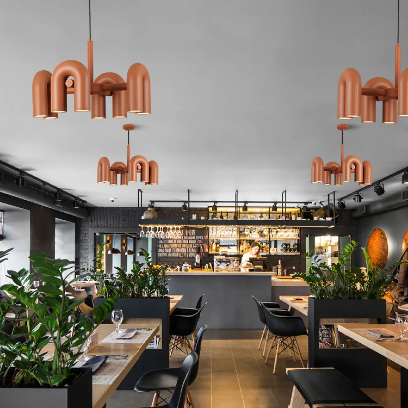 Подвесная люстра FANNY 12 Orange от ImperiumLoft