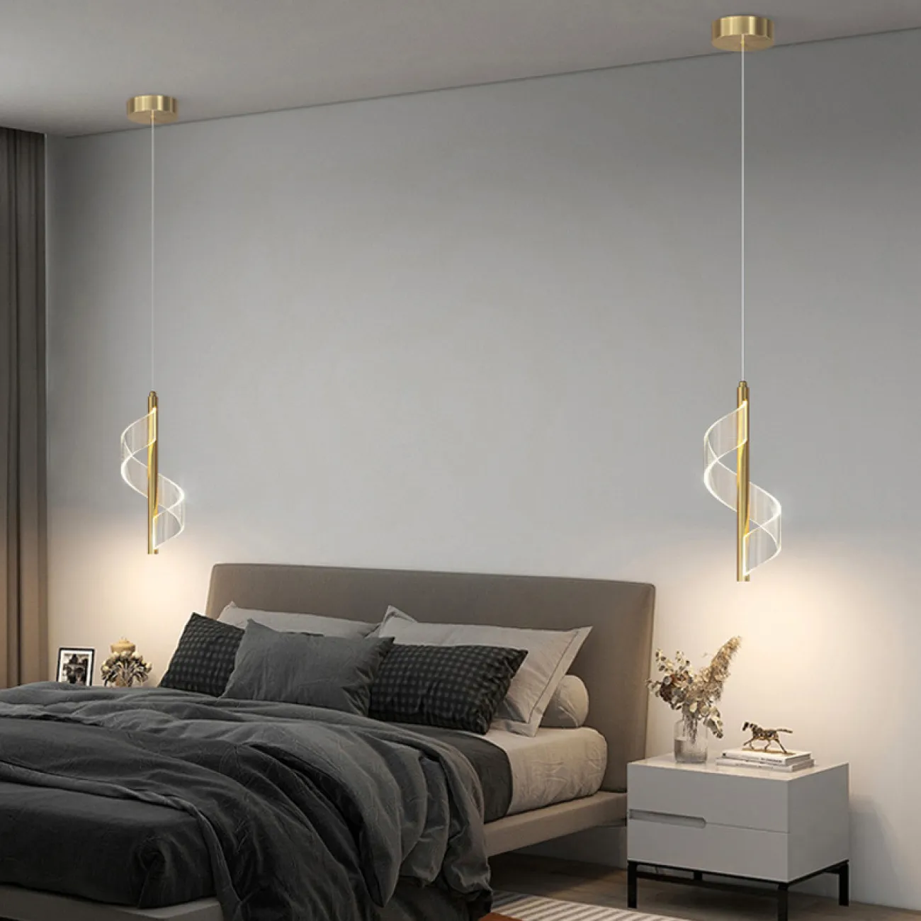 Подвесной светильник ORNELLA Black от ImperiumLoft