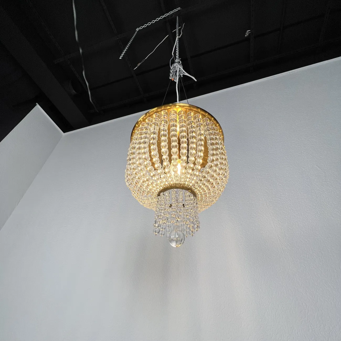 Потолочная люстра JACQUELINE WHITE SCONCE brass от ImperiumLoft